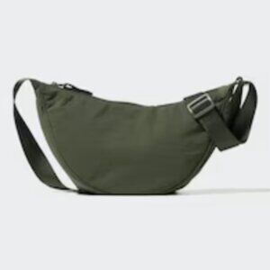 Uniqlo round mini shoulder bag - Dark Green / Olive